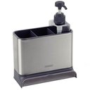 Ver imagem 1 de Dispenser Porta Esponja e Detergente Tramontina Inox Plurale Organizador de Pia Cozinha Plástico