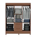 Ver imagem 2 de Guarda-Roupas Star 100% MDF Tuboarte 6 Portas 2 Gavetas