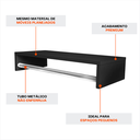 Ver imagem 3 de Kit 2 Cabideiro Aéreo Preto de Parede com Prateleira Porta Roupas Quarto Lavanderia