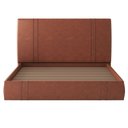 Ver imagem 3 de Cama Queen Flutuante com Cabeceira 160cm Astra S04 Couríssimo Telha - Lyam Decor