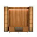 Ver imagem 4 de Estante para TV até 75 Polegadas com 2 Cristaleiras Vidro Reflecta 100% MDF com LED Neon Float
