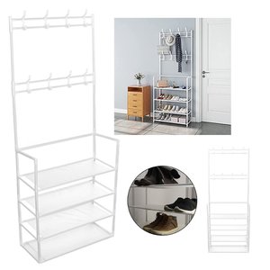 Rack Sapateira Arara Organizador Multiuso 16 Sapatos Roup a Tenis Sandalia Closet Quarto Sala Decora