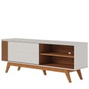 Ver imagem 1 de Rack Bancada Tv 65 Pol 160 Cm Otawa Off White Matte Freijo Colibri