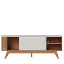 Ver imagem 5 de Rack Bancada Tv 65 Pol 160 Cm Otawa Off White Matte Freijo Colibri