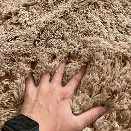 Tapete para Sala e Quarto Felpudo Cronos Casa Dona 200x300 Cm Caramelo - 3