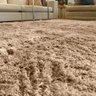 Tapete para Sala e Quarto Felpudo Cronos Casa Dona 200x300 Cm Caramelo - 2