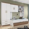 Quarto de Bebê Modulado Chiara Cor Amadeirado e Branco - Phoenix - 9