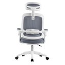 Ver imagem 5 de Cadeira de Escritório Ergonômica Cinza/branca Elements Astra