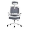 Cadeira de Escritório Ergonômica Cinza/branca Elements Astra - 5