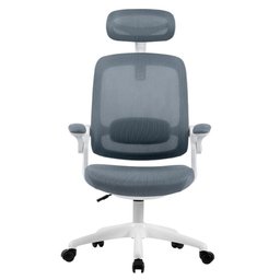 Cadeira de Escritório Ergonômica Cinza/branca Elements Astra - 2