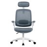 Cadeira de Escritório Ergonômica Cinza/branca Elements Astra - 2