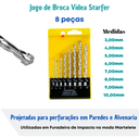Ver imagem 2 de Jogo De Brocas Videa Widea Para Concreto Starfer Kit 8 Peças