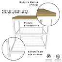 Ver imagem 5 de Sapateira Banco Strassis Design Sd-5001-50:branco