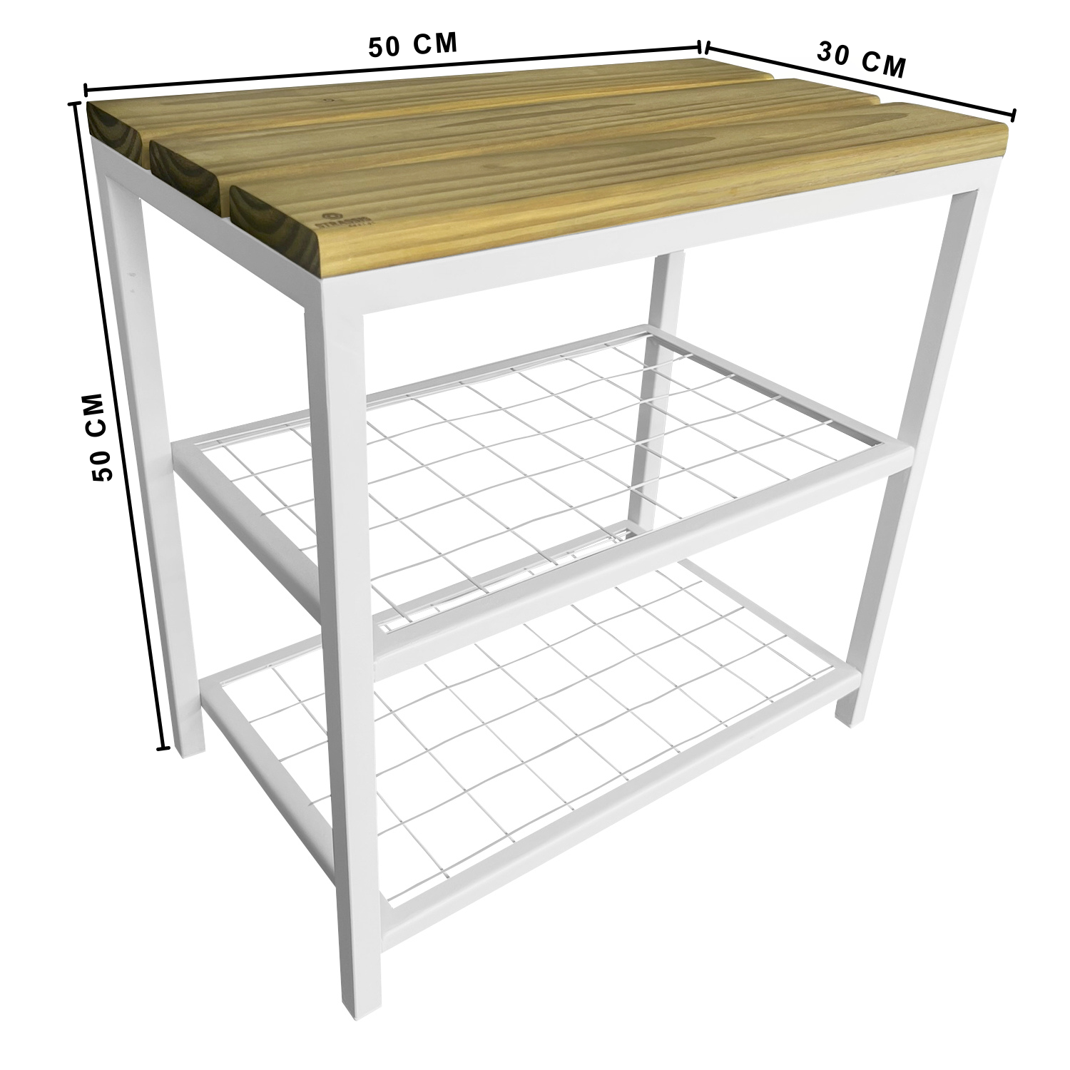 Sapateira Banco Strassis Design Sd-5001-50:branco - 6