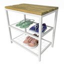 Ver imagem 1 de Sapateira Banco Strassis Design Sd-5001-50:branco