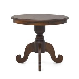 Mesa de Canto Redonda 90x90cm em Madeira Troia - Iaza Móveis - 2