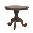 Ver imagem 1 de Mesa de Canto Redonda 90x90cm em Madeira Troia - Iaza Móveis