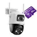 Ver imagem 2 de Câmera Externa Wi-fi 3mp 360° Full Color Im9+ com Sd 64gb