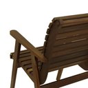 Ver mais imagens de Cadeira Summer C- Braços Madeira Imbuia Maciça Assento e Encosto Ripado Stain Imbuia