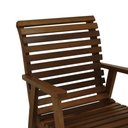 Ver imagem 6 de Cadeira Summer C- Braços Madeira Imbuia Maciça Assento e Encosto Ripado Stain Imbuia