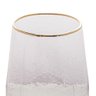 Taça Vinho 2pç Cristal 600ml c/ Borda Dourada Taj - Wolff - 3