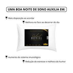 Kit 2 Travesseiros Select Royal Toque de Plumas Linha Hotelaria - 8