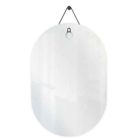 Espelho Decorativo Aramado Wire Polygon Preto 60x40 Oblongo