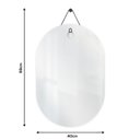 Ver imagem 5 de Espelho Decorativo Aramado Wire Polygon Preto 60x40 Oblongo