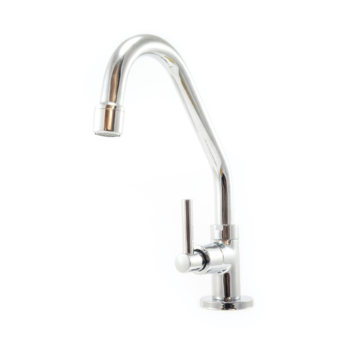 Torneira Bica Movel Abs Cromada Pia Mesa 1167 C-60 1/4 Volta