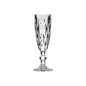 Taça Champagne Diamante 165 Ml Transparente