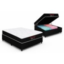 Ver imagem 2 de Cama Box Baú Crc Casal +Colchão D45 Bari Orthoflex 138x188