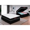 Ver imagem 1 de Cama Box Baú Crc Casal +Colchão D45 Bari Orthoflex 138x188