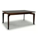 Ver imagem 6 de Mesa Bella 160 Vidro Off White Acabamento Tabaco