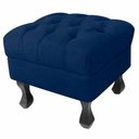 Ver imagem 1 de Puff Luiz Retro Xv Slk Decor Azul Royal