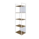Ver imagem 7 de Estante 05 Prateleiras c/Fundo Yon 45cm Est.Branca