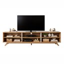 Ver imagem 5 de Estante para TV e Home Theater até 60 Polegadas com LED MDF 200CMX190CM Pés em Madeira Maciça e Diplomata