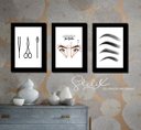 Ver imagem 2 de Quadros Placas MDF 6mm Salão Beleza Quarto Sala 3 un 29x20