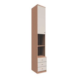 Modulo Lateral de Cama Diagonal Setiba Rimo Carvalho/off White - 1