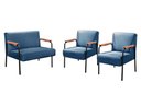 Ver imagem 1 de Conjunto Jade 2+1+1 Lugares Cor:Linho Azul 330