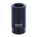 Ver imagem 1 de Soquete Sextavado Longo de Impacto 18mm Encaixe de 3/4" - Sata St34606sc