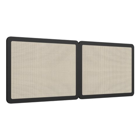 Cabeceira Casal 160cm Palhinha Oslo Artesano | Nero - Nero