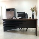 Ver imagem 6 de Mesa Escrivaninha em Tamburato Home Office em L Executiva 200x75x180cm