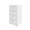 Ver imagem 6 de Armário para Escritório com Gaveteiro 4 Gavetas e 4 Portas em MDP 158,5cm Branco