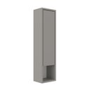 Ver imagem 5 de Conjunto Gabinete para Banheiro Suspenso com Cuba e Espelheira com Nichos em MDF 102cm Prime Yescasa Cimento Cinza