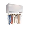 Ver imagem 3 de Armário Suspenso Delta - 1 Porta com Cabideiro em Mdp - J3 Móveis