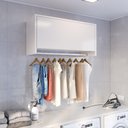 Ver imagem 1 de Armário Suspenso Delta - 1 Porta com Cabideiro em Mdp - J3 Móveis