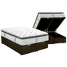 Cama Box Baú King Bipartida com Colchão Herval Imperatore C1655 Molas Ensacadas 193x203x77cm Ms - 1