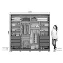 Ver imagem 3 de Guarda Roupa Casal Cayman 2 Portas Cinamomo/Off White Henn