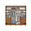 Ver imagem 4 de Guarda Roupa Casal Cayman 2 Portas Cinamomo/Off White Henn