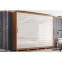 Ver imagem 1 de Guarda Roupa Casal Cayman 2 Portas Cinamomo/Off White Henn